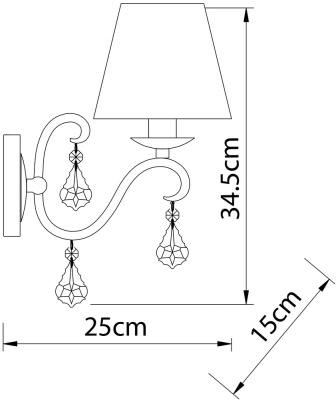Бра Arte Lamp INNAMORATA