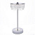 8253/1TL LEDIO LN25 393 серебро/белый/прозрачный, металл/акрил Настольная лампа LED 7W 4000К 220V SATIANA