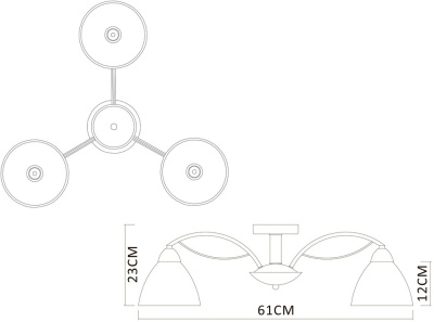 Люстра Arte Lamp FEDERICA