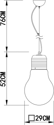 Подвесной светильник Arte Lamp EDISON