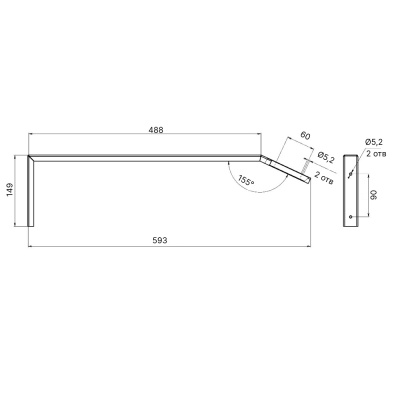 Кронштейн FERON ДС-05