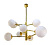 167/10-Gl Люстра подвесная золотая G9x10 ELVAN