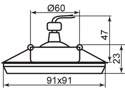 Светильник потолочный встраиваемый FERON DL8170-2/8170-2