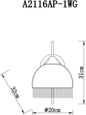 Бра Arte Lamp BIANCA