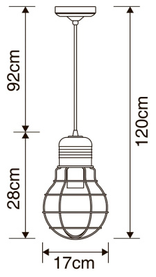Подвесной светильник Arte Lamp EDISON