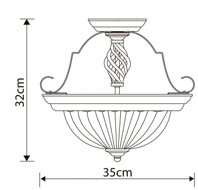 Потолочная люстра Arte Lamp PORCH