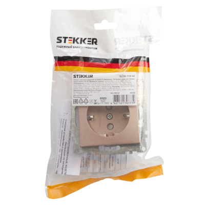 Розетка STEKKER GLS16-7110-02