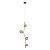 10212/4P Gold Подвесной светильник LOFT IT Sakura