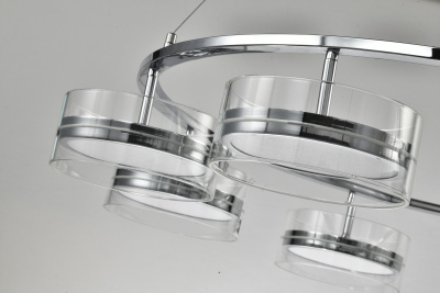 Люстра  подвесная ZORTES DONUT ZRS.1802.08, Мощность - 96Вт, Тип лампы: LED, В -1650мм / Ш - ø1050мм