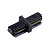 135140 PORT NT22 197 черный Внутренний соединитель с токопроводом для однофазного двухжильного шинопровода IP20 220V