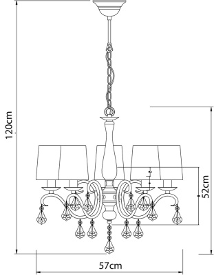 Люстра Arte Lamp INNAMORATA