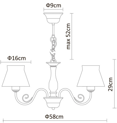 Подвесная люстра Arte Lamp MARGHERITA
