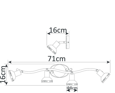 Спот Arte Lamp FOCUS