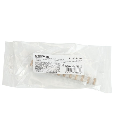 Клемма винтовая STEKKER LD227-3A