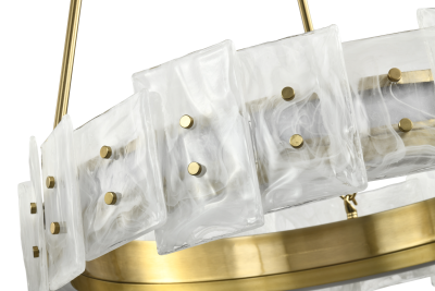 Люстра  подвесная ZORTES CLOUD-STONE ZRS.90610.60, Мощность - 50Вт, Тип лампы: LED, В -950мм/750мм / Ш - ø600мм