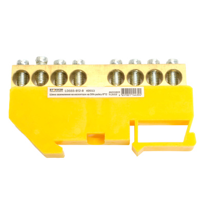 Шины N, PE, PEN, L, кросс-модули STEKKER LD555-812-8
