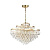 5073/14 HALL (В 2-Х КОРОБКАХ) ODL24 623 золото/прозрачный/металл/хрусталь Люстра E14 14*40W WAYTA
