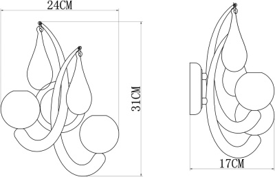 Бра Arte Lamp SIGMA