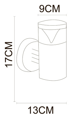 Уличный настенный светильник Arte Lamp INTRIGO