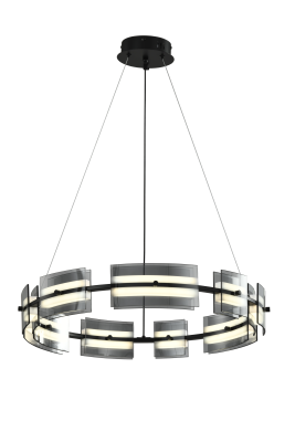 Люстра  подвесная ZORTES LOFT ZRS.1802.60, Мощность - 36Вт, Тип лампы: LED, В -1500мм / Ш - ø600мм / Г - 600мм