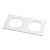 357596 SPOT NT18 475 белый Рамка декоративная к артикулам 357585-357587, 357589, 357909-357910 METIS