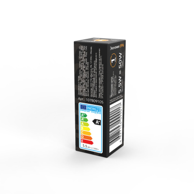 Светодиодная лампа Gauss 5,5W 480Lm 3000K G9 107809105