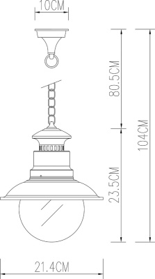 Уличный подвесной светильник Arte Lamp AMSTERDAM