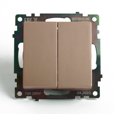Выключатели STEKKER GLS10-7107-02