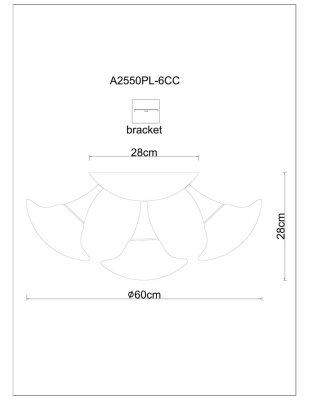 Потолочная люстра Arte Lamp AQUA