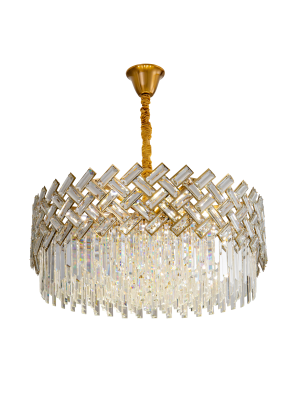 Подвесная люстра Zortes Dia ZRS.01277.18, Мощность - Зависит от лампы, Тип лампы: Е14, В -1000мм/620мм / Ш - ø800мм