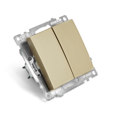 Выключатели STEKKER GLS10-7107-08