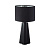 8124/1T COMFI LN25 376 черный, керамика/текстиль Настольная лампа E27 1*60W 220V HINAMI
