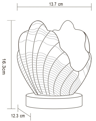 Декоративная настольная лампа Arte Lamp SHELL