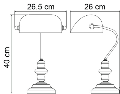 Кабинетная настольная лампа Arte Lamp BANKER