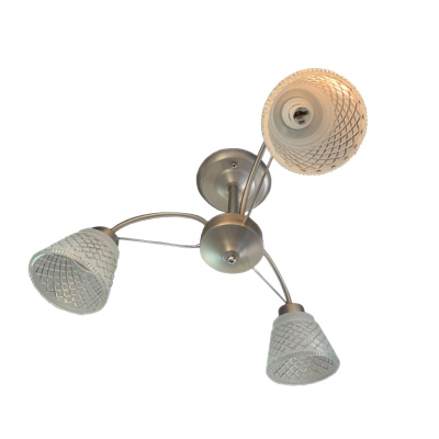 38460/3-E14-Si+Wh Люстра потолочная ELVAN