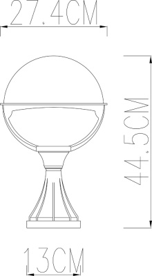 Ландшафтный светильник Arte Lamp MONACO