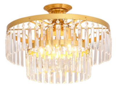 122/5-Gl Люстра потолочная золото E14x5 ELVAN