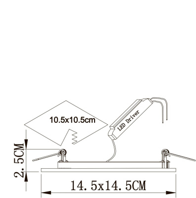 Встраиваемый светильник Arte Lamp VEGA
