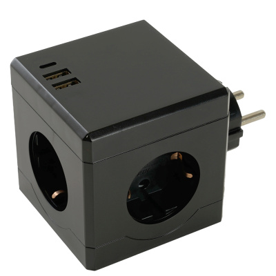 Сетевой разветвитель STEKKER black