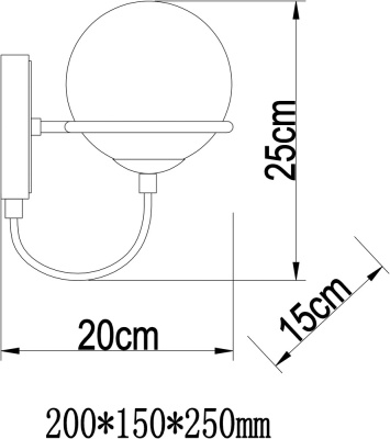 Бра Arte Lamp BERGAMO