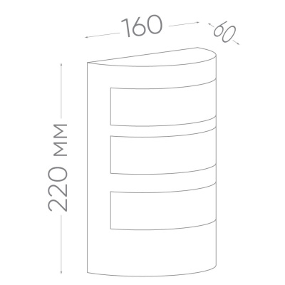 Светильник садово-парковый FERON DH017