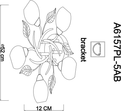 Люстра Arte Lamp ANETTA