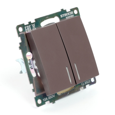 Выключатели STEKKER GLS10-7102-04