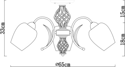 Люстра Arte Lamp DINA