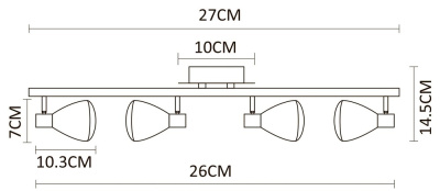 Спот Arte Lamp GIOVED