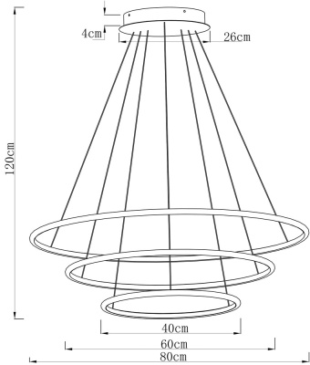Люстра Arte Lamp RAPID