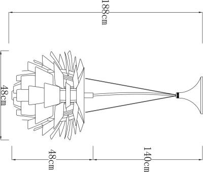 Подвесной светильник Arte Lamp BOTTICELLI