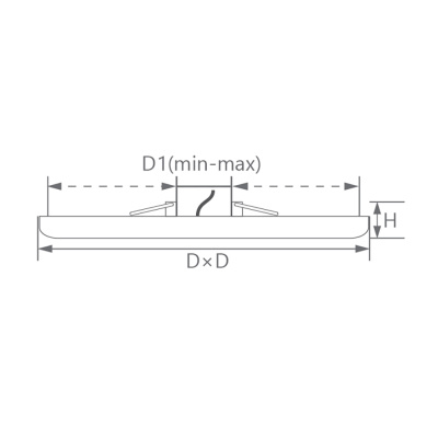 Светильники светодиодные с регулируемым монтажным диаметром FERON AL514
