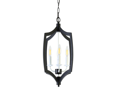 61000/4-E14-Bk Люстра подвесная черная ELVAN