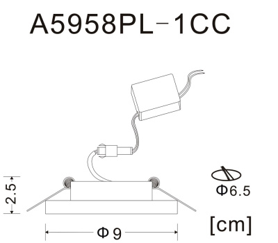 Точечный встраиваемый светильник Arte Lamp WAGNER